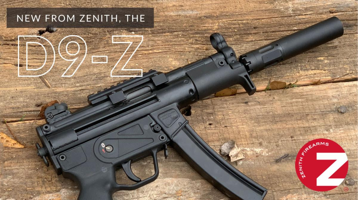ZENITH FIREARMS SHOWS OFF NEW D9Z SUPPRESSOR!!!