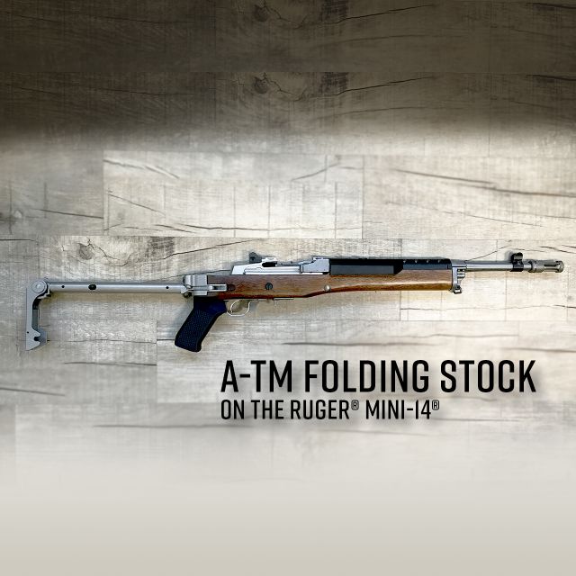 SAMSON MANUFACTURING SHOWS OFF NEW A-TM FOLDING STOCK FOR THE RUGER MINI-14