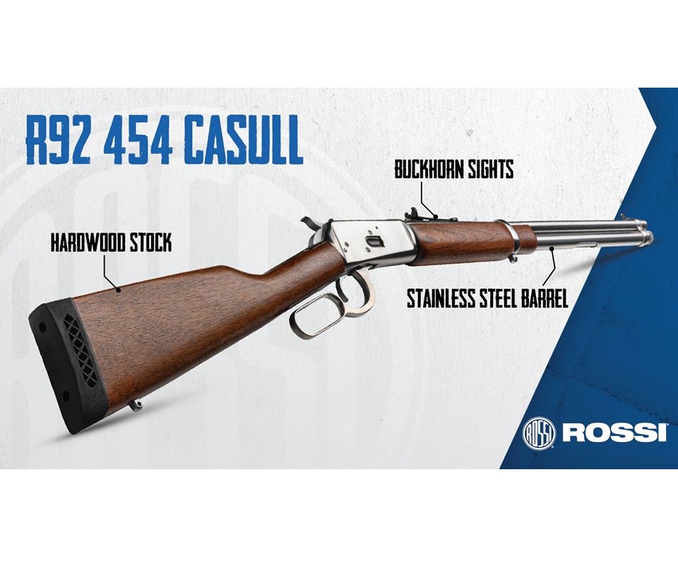 ROSSI DEBUTS NEW R92 454 CASULL LEVER ACTION RIFLE