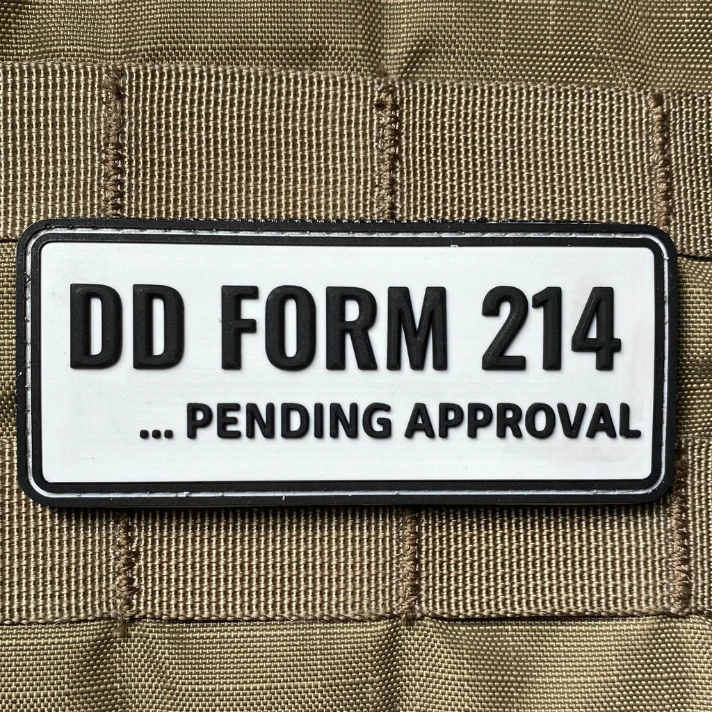 VIOLENT LITTLE MACHINE SHOP DEBUTS THE "DD214 PENDING APPROVAL" PATCH/